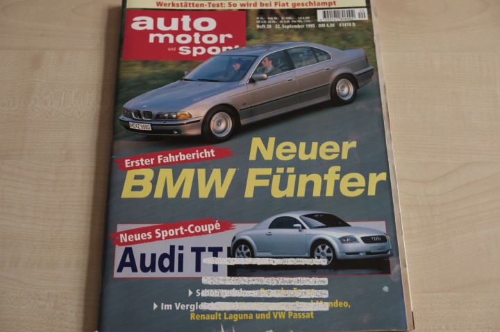 Deckblatt Auto Motor und Sport (20/1995)